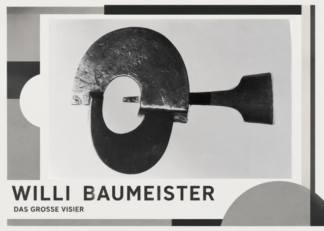Willi Baumeister Das Grosse Visier No1 - Affiche