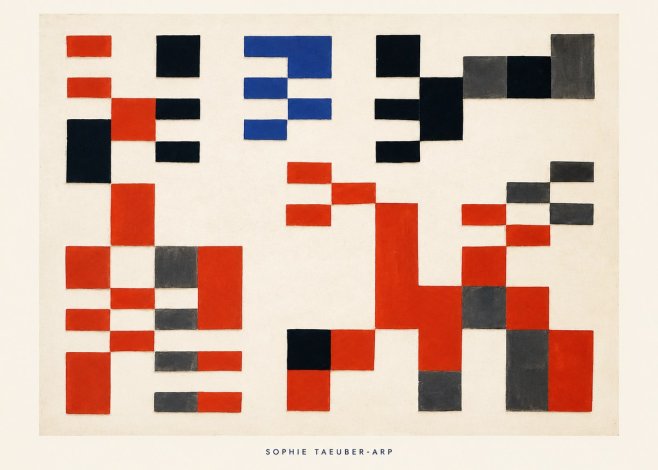 Sophie Taeuber-Arp Sophie Taeuber-arp No6 - Affiche